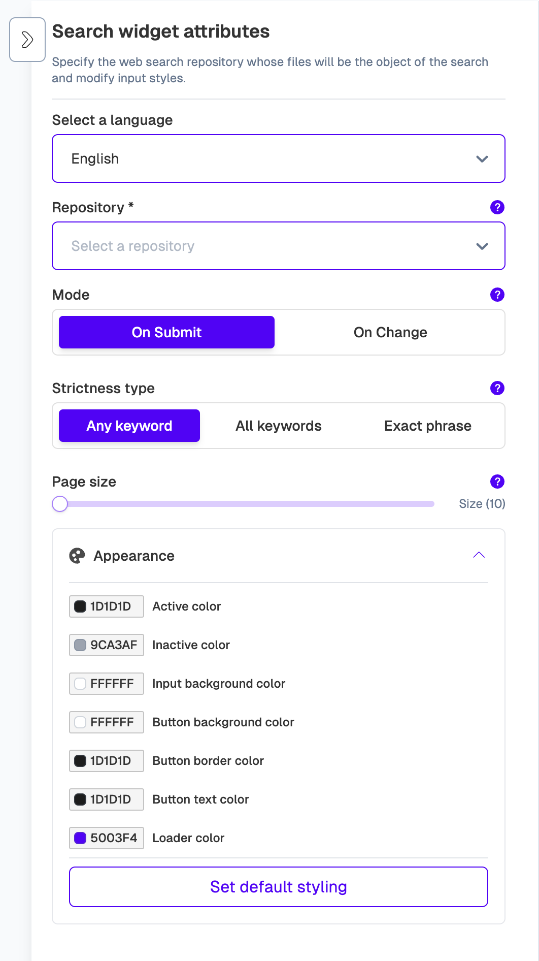 Dokko Web Search Start