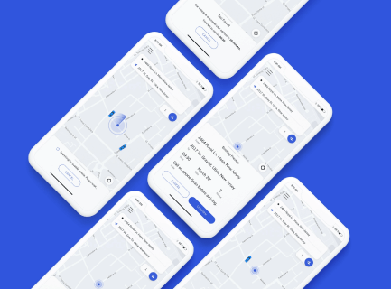 Dribbble shot Osijek Taxi Redesign